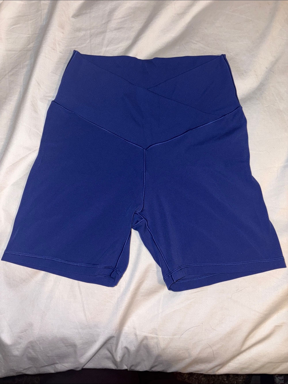 aerie High-Waist Purple Bike Shorts